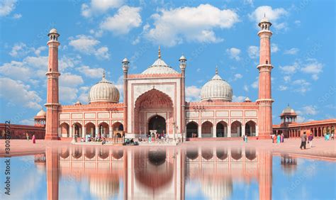 Jama Masjid Old Town Of Delhi India Stock Photo Adobe Stock