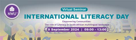 International Literacy Day 2024 Research North West University