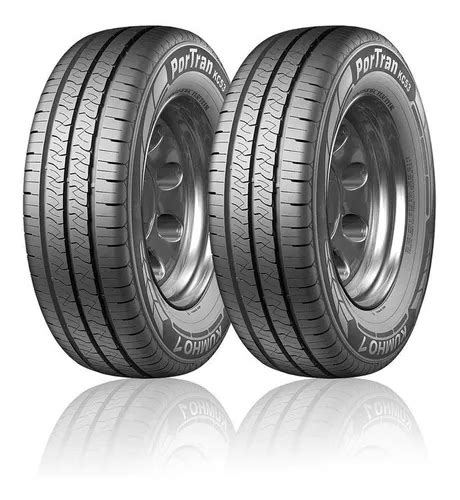 Paquete 2 Llantas 225 70r15 Kumho Portran Kc53 De Carga Envío gratis