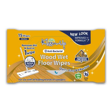 Kleen Up Wood Wet Floor Wipes Pc Shopee Singapore