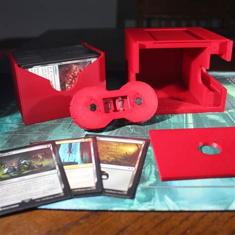 3d Printed Magic Deck Box Etsy Uk