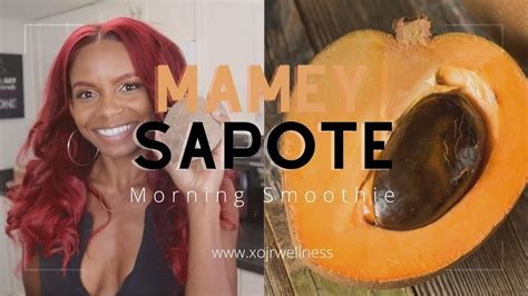 Morning Smoothie Recipe Mamey Sapote First Timer Meal Replacement Youtube