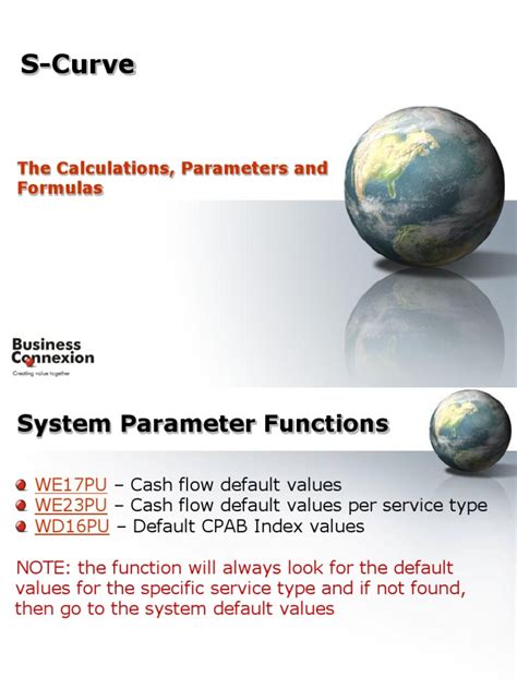 S Curve The Calculations Parameters And Formulas Pdf Parameter Computer Programming