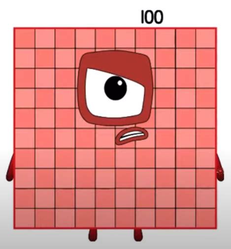 Numberblock Mean 100 By Benchik09 On Deviantart