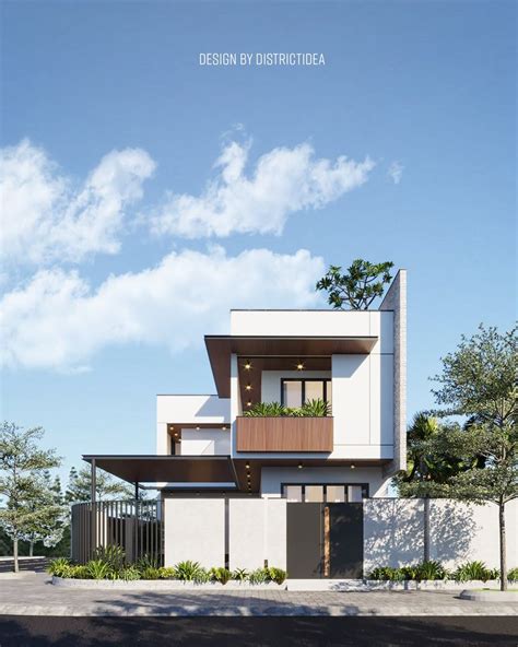 An Architectural Rendering Of A Modern House