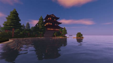 Japanese Dojo-Temple Minecraft Map