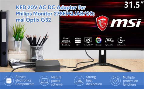 Amazon Kfd V Ac Dc Adapter For Philips Monitor E Qjab Msi