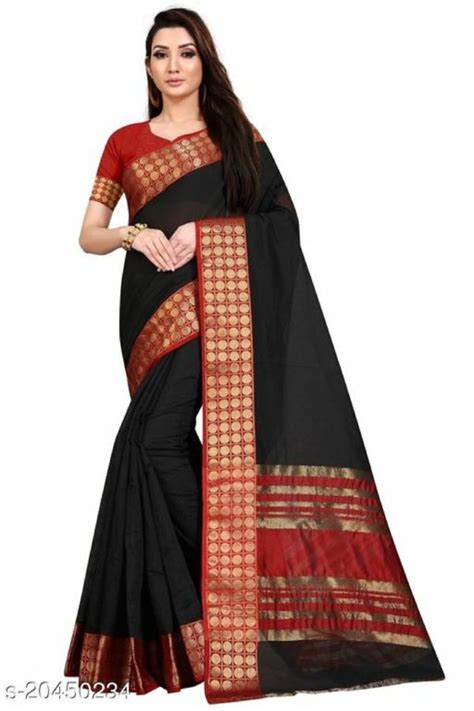 Mt Madhav Textiles Womens Banarasi Black Colour Silk Saree Jiomart