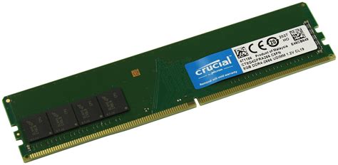 Оперативная память Crucial 8 ГБ DDR4 2666 МГц CL19 (CT8G4DFRA266 ...