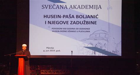 SveČana Akademija 450 Godina Husein PaŠine DŽamije U Pljevljima