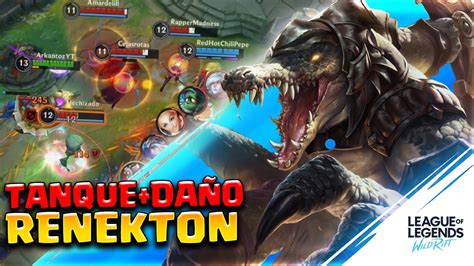 La Mejor Build De Renekton Top Tanque Y Da O Renekton Guia Gameplay