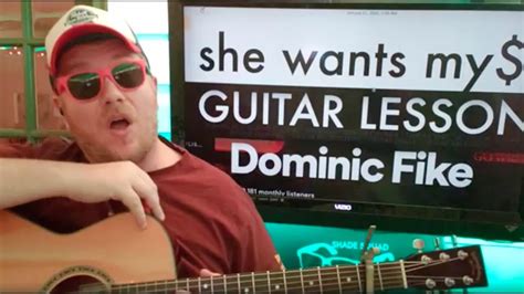 How To Play She Wants My Money Dominic Fike Guitar Tutorial Beginner