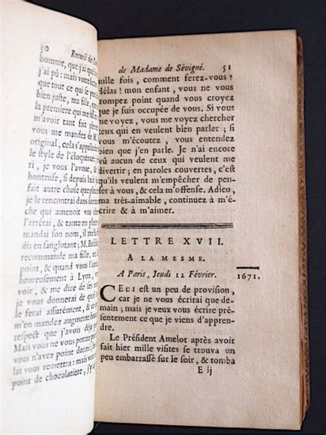 Sevigne Recueil Des Lettres De Madame La Marquise De S Vign A Madame