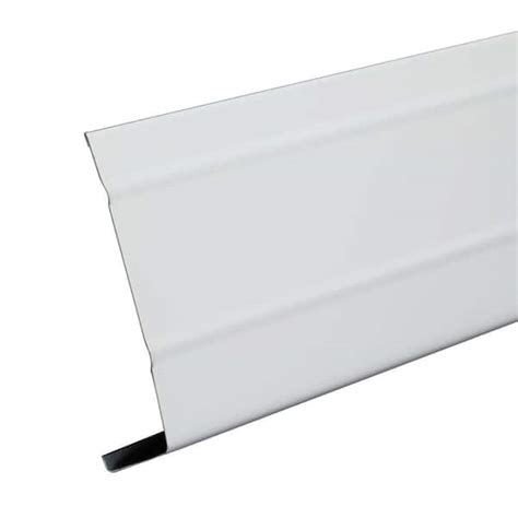 Amerimax Home Products 4 In X 12 Ft White Aluminum Fascia Trim 77106 The Home Depot