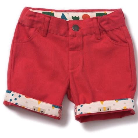 Pillar Box Red Shorts Kids Clothing Box Organic Kids Clothes Red Shorts