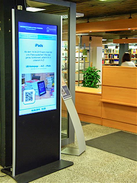 Digitales Wegeleitsystem Mit Infoterminals