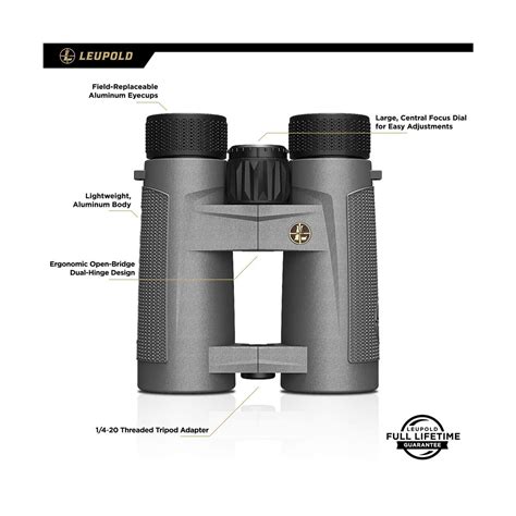 Leupold Bx 4 Pro Guide Hd 10x42mm Shadow Gray Binoculars Factory New