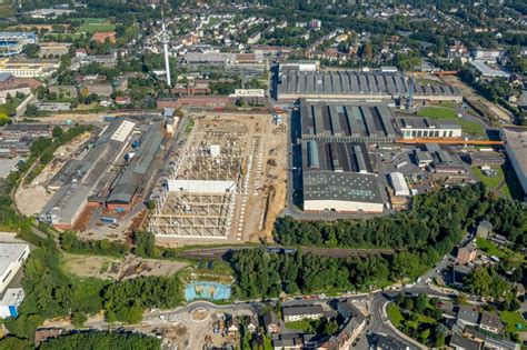 Bochum Aus Der Vogelperspektive Baustelle Zum Neubau Eines