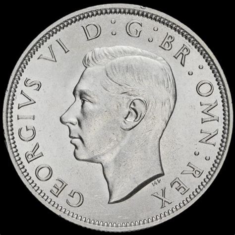 George Vi Silver Half Crown Scarce