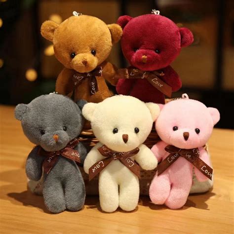 Ursinho De Pelúcia Fofo - Bonito e fofo 12 cm ursinho de pelúcia brinquedo de pelúcia siaminho ...