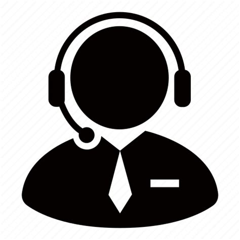 Call Center Customer Hotline Operator Phone Service Icon