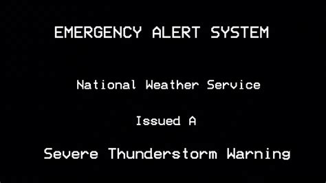 Eas Request Severe Thunderstorm Warning ⚠️ Eas Mock Valid Tones