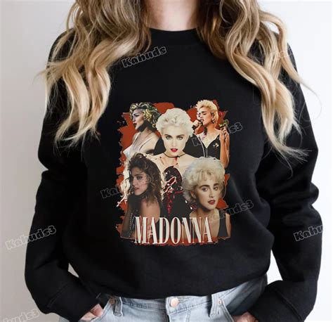 Madonna Sweater Unisex Madonna Shirt Madonna Merch Music Tshirt Madonna 80s Vintage Hoodie