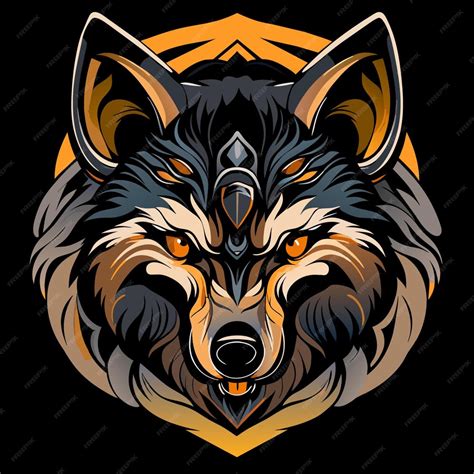 Premium Vector Elegant Wolf Eps Art Detailed Illustration