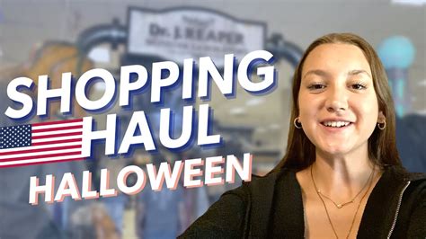 SHOPPING HAUL Einkaufen für HALLOWEEN Auslandsjahr USA YouTube