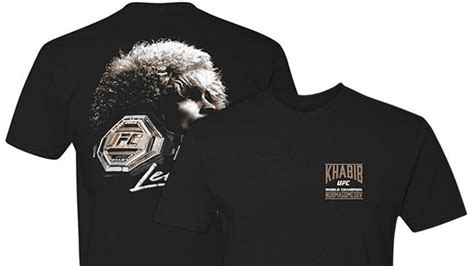 Ufc Reebok Khabib Crescent Eagle Shirt Fighterxfashion