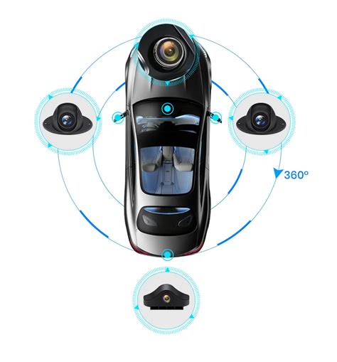 4 Channel Camera Adas Mirror Car Dvr Camera Video Recorder 4g 10" 8 ...