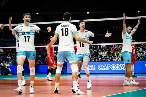 VNL 2022 Gran victoria de Argentina sobre el campeón olímpico FeVA