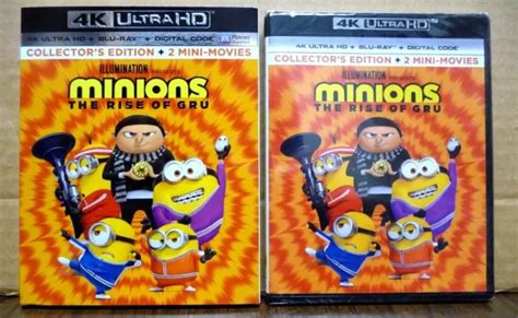 MINIONS THE RISE Of Gru 2022 4K Ultra Hd Blu Ray Digital Brand New