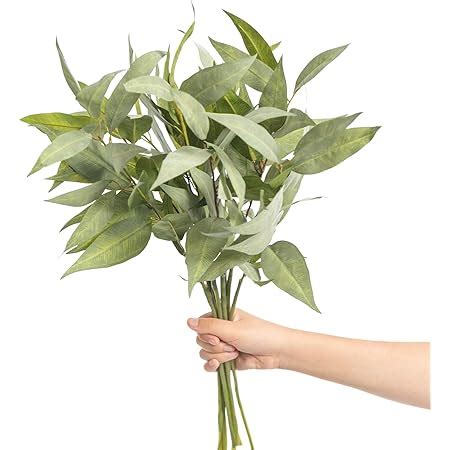 Amazon Ling S Moment Artificial Long Eucalyptus Stems 10PCS Sage