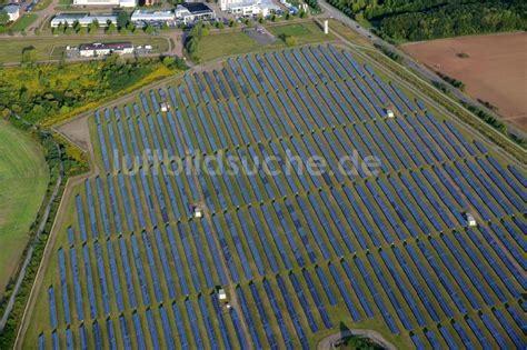 Helbra Von Oben Solarpark Im Osten Von Helbra Im Bundesland Sachsen