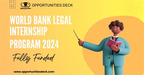 World Bank Legal Internship Program 2024 Fall Internship