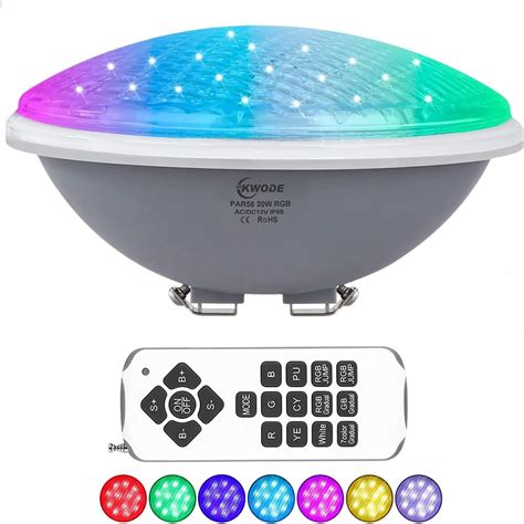 KWODE Illuminazione Per Piscina A LED PAR56 Lampada Da Piscina RGBW Da