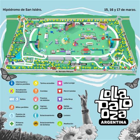 Lollapalooza 2024 Cómo Llegar Mapa Accesos Y Todo Lo Que Tenés Que Saber