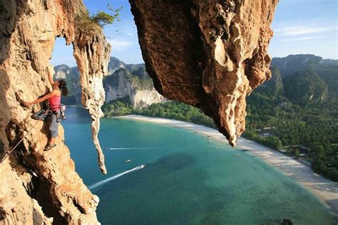 Rock Climbing at Railay Beach Krabi 2024