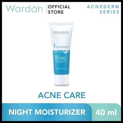 Wardah Acnederm Night Treatment Moisturizer Ml Lazada Indonesia