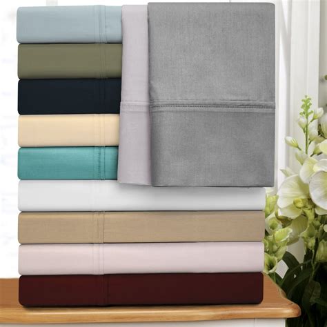 100 Egyptian Cotton Sheet Set 400 Thread Count Deep Pockets Teal