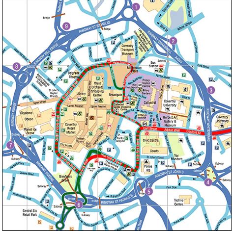 Coventry Map - United Kingdom