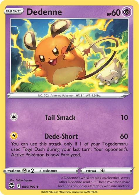 Dedenne Pokémon Myp Cards