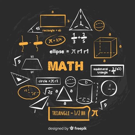 Math Chalkboard Background | Math design, Math logo, Math