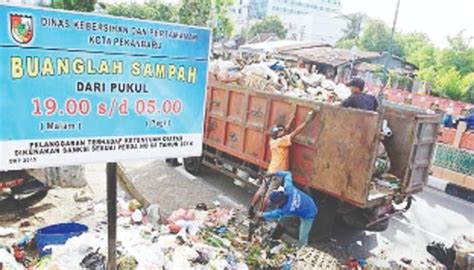 Anggaran Pengangkutan Sampah Di Pekanbaru Capai Rp Miliar