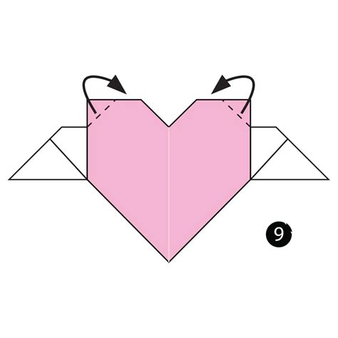 How to Make an Origami Heart with Wings