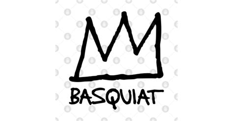 Crown logo classic basquiat primitivism - Basquiat - Sticker | TeePublic