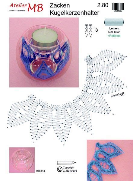 Claire Burkhard Bobbin Lace Patterns Bobbin Lacemaking Bobbin Lace