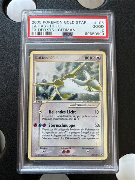 The Pokémon Company Graded Card Latias Holo Gold Star PSA Catawiki