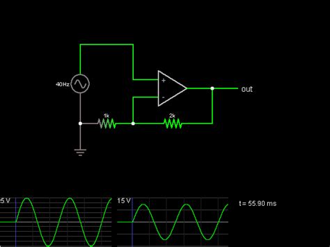 Inverting And Noninverting Amplifier Circuit Diagram